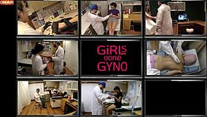 Tampa University requires entrance physical where Tori Sanchez spreads in shower for close-up check