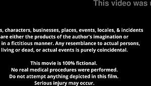 Tampa University requires entrance physical where Tori Sanchez spreads in shower for close-up check