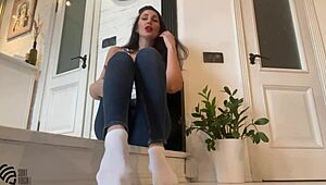 Why Settle For Regular When You Can Dive Into Footfetish Fun In Sneakers With Big Tits Brunette?