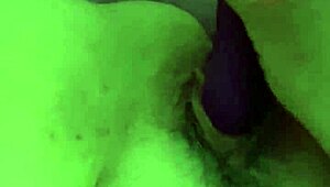 Oh gosh, Natasha with the vibrator, she's just going at it amateur style, fucking that toy like crazy.