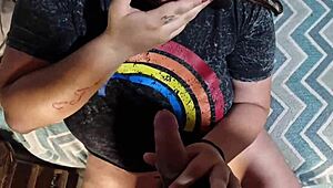 Sucking my boyfriends cock for our anniversary celebration