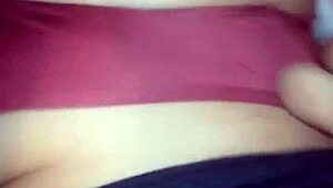 Colombian big ass babe in homemade video as a cute fat latina bride with natural tits craves constant sex all day