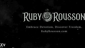 forever owned by ruby rousson, feeling that total submission vibe 😈🔒