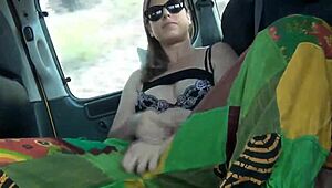 Oh wow, trying high speed masturbation until it's super creamy outdoors with my dildo