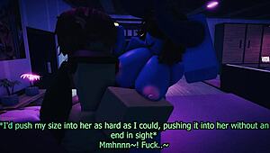 In this casual roleplay, a goblin ends up seduced by that slutty elf. Featuring ranoya1 in rough anal creampie action.