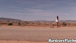 Outdoor Babe Fucking Cock In The Sun With Passionate Sucking And Licking Action