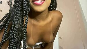 Hey, check out this sassy Latina dancing funk all naughty and fun!