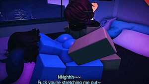 In this casual roleplay, a goblin ends up seduced by that slutty elf. Featuring ranoya1 in rough anal creampie action.
