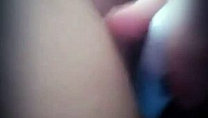so this bbw gets caught in a wild solo session, pulling together a compilation of her dirtiest masturbation moments with toys and shaved pussy.