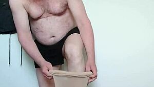 Carmen Nylonjunge Tries Full-Body Nylon