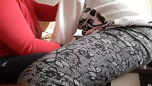 We dive right into mutual masturbation for the first time and cum hard despite being ticklish