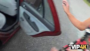 I saw this pretty village girl carrying plums to grandma and she showed me her pussy.