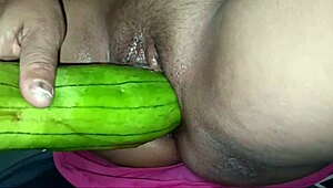 How does thick freak pull huge cum loads over face, ass, and tits roughly?