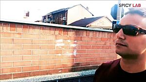 uh i saved this big boobs brunette and then we fucked