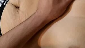 i uh... i just love exploring her deep navel with my hands, it's so beautiful and sexy...