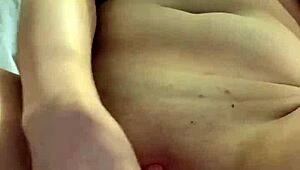 Overwhelmed By Lust As Amateur With Great Natural Pierced Tits Stuffs Panties In Wet Puffy Pussy For Intense Masturbation