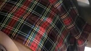 she had to hookup with the school gateman to fuck her - quickie banging and licking 😏