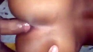 the narrative unfolds with a latina amateur in lingerie engaging in deepthroat and blowbang action