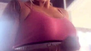 amateur heads to gym with buttplug in big ass for outdoor fetish fun. she gets home with wet pussy ready for anal action