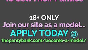 Overwhelmed By Lust As Amateur With Great Natural Pierced Tits Stuffs Panties In Wet Puffy Pussy For Intense Masturbation