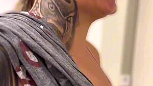 amateur heads to gym with buttplug in big ass for outdoor fetish fun. she gets home with wet pussy ready for anal action