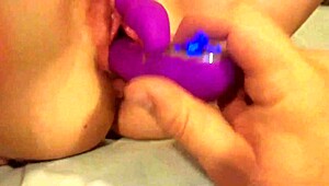 getting fucked by a pink toy
