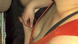 hey, just messing around with this huge black cock toy, sucking it sloppy like a redhead pro