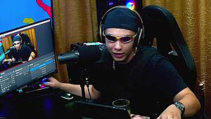 Martina Olivera offers two reais or a mysterious gift in her outdoor public podcast interview. She chats in the shack with teen guests.