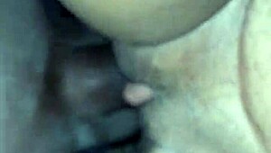 How does this skinny slut with huge natural tits take so much cock?