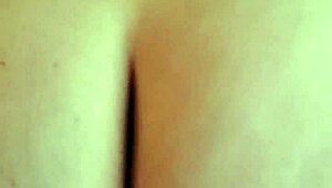 Amateur whore flaunts her massive fat white ass