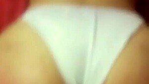 Peruvian babe with massive big ass bends over to take thick cock deep inside her tight hole, moaning loudly as he pounds her relentlessly from behind.