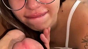 fucking juicy shaved pussy of brazilian young neighbor till she cums hard