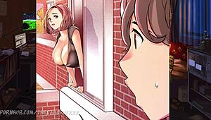 Loser gets to fuck his hot blonde friend deep in shaved pussy with creampie cumshot!