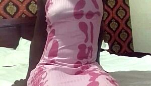 Crazy Bitch Twerks On Landlord Bed During His Vacation