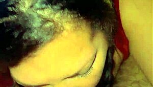 Quick sloppy blowjob with some deepthroat from curvy brunette milf and her big tits 😏