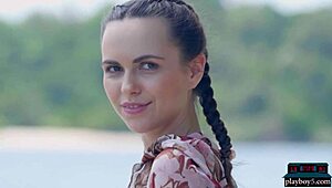 Hey, you two Ukrainian MILF babes Jana Bubu and Elina Love, wanna strip and tease in softcore solo? Why not show those small tits?