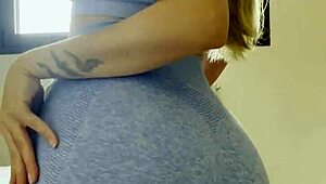 slut does a dirty dance leading to wet pussy play in vertical video