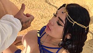 i'm an egyptian goddess with big natural tits and curvy ass loving big cocks fucking me doggystyle in the desert - alejandra palacios