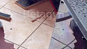 Hey neighbor, come over and fuck me hard while my husband's out - what do you say to that?