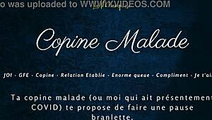 Hey, listen to this French audio story about a sick girlfriend