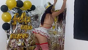 Did you see my favorite stepdaughter's hot party? That whore wore lingerie to seduce everyone there.