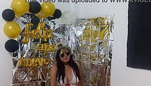 Did you see my favorite stepdaughter's hot party? That whore wore lingerie to seduce everyone there.