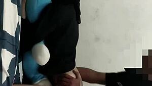 hey, check out this viral college girl getting wild with her ex in a steamy doggystyle session