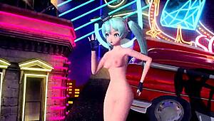 hey, check out hatsune miku going full nude on piano with that scandal vibe