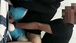 hey, check out this viral college girl getting wild with her ex in a steamy doggystyle session