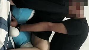 hey, check out this viral college girl getting wild with her ex in a steamy doggystyle session