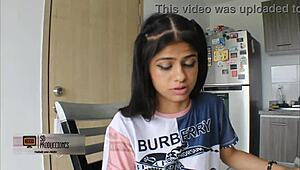 classmate skips studying for hot sex session. steamy spanish amateur porn unfolds