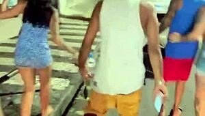 Amateur video leaked online where everyone is having unprotected sex in the street without condoms