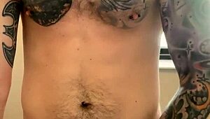 Intense public bathroom jerk session unleashes raw amateur orgasm outdoors.