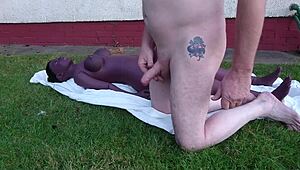 outdoor quickie with sex doll 2